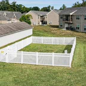 Lush Green Lawn area at College Park, Ohio
