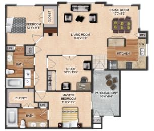  Floor Plan C1