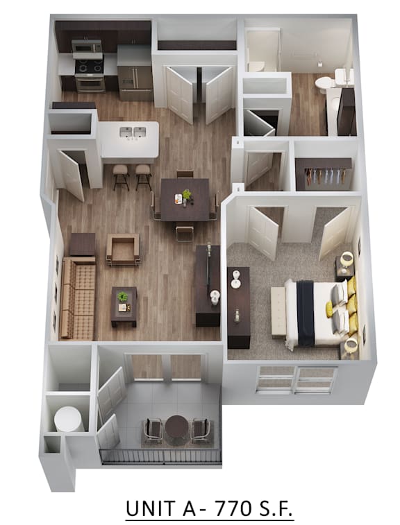 Unit A at Auburn Brook, Colorado, 80109