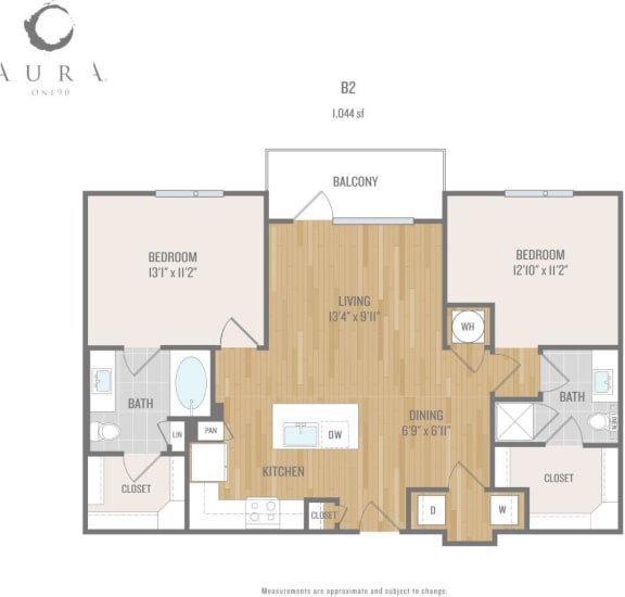 Centric One90 Apartments B2 Floor Plan