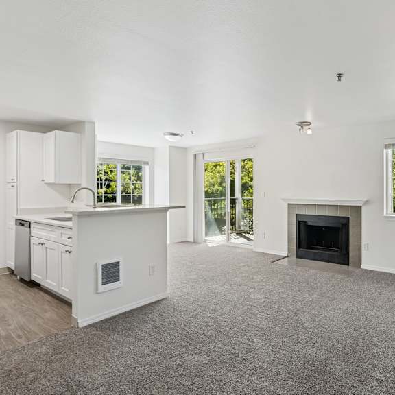 a patio with tables and chairs and a grill at Murrayhill Park, Beaverton, 97008