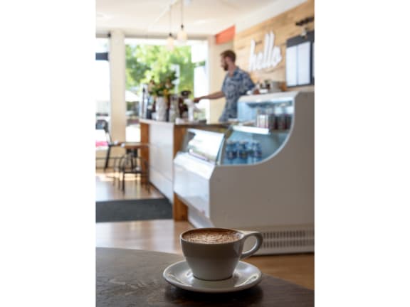 Cup of Coffee at The Alloy at Geneva in Vineyard, Utah