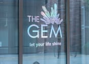 Thumbnail 10 of 14 - The Gem Decal on Window