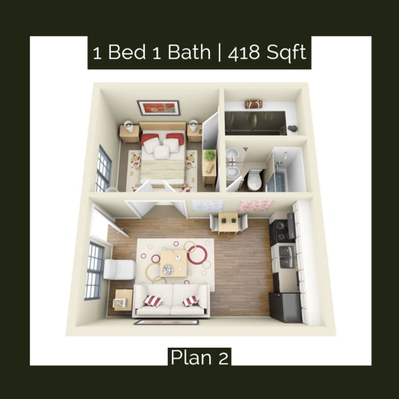 a floor plan of 1 bed 1 bath 1 118 sqft