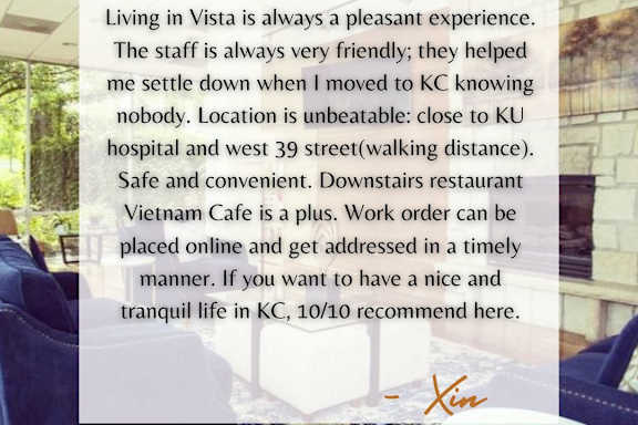 living is always a pleasant experience
