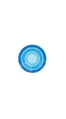 a logo of discord discord icon in blue on a black background