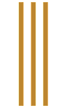 Three vertical bars of equal height with a black background.