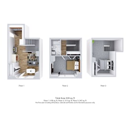  Floor Plan 2 Bedroom 1 Bathroom