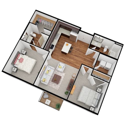 Floor Plan  DEII Alder