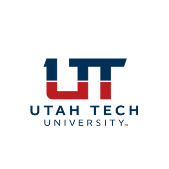 The image is a logo of Utah Tech University.