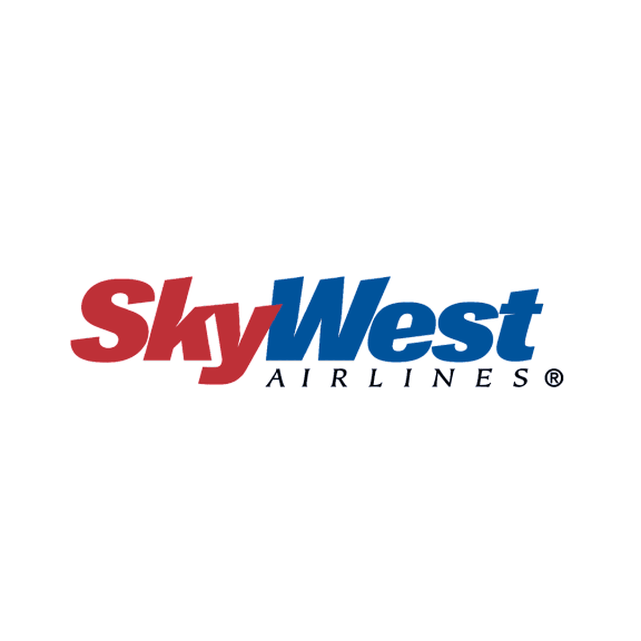 The image features the logo of SkyWest Airlines.