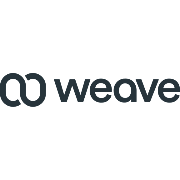 A black background with a white logo that reads "QQ weave".