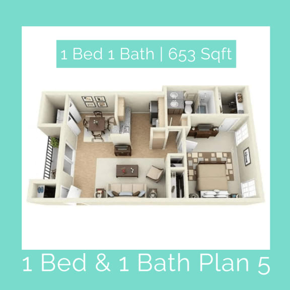 Creekside Apartments In Dallas, TX offers spacious 1 and 2 Bedroom Apartments!