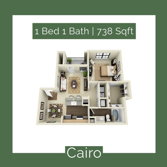 Cario at Mission at La Villita Apartments in Irving, TX offers 1, 2 & 3 bedroom apartment homes with appliances.
