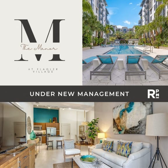 under new management and under redesign of a living room and a pool