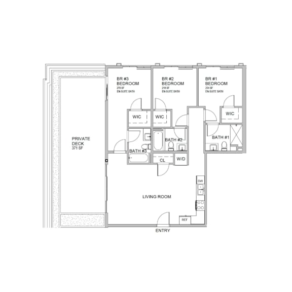 a floor plan of a house