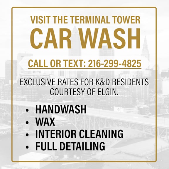 A sign advertising a car wash service with a phone number and details of the services offered.