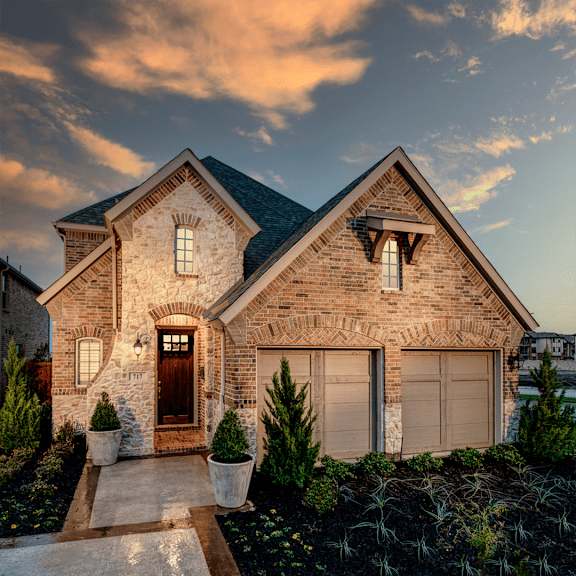 Cottages at the Realm in Lewisville, Texas Single Family Home Model Living Room
