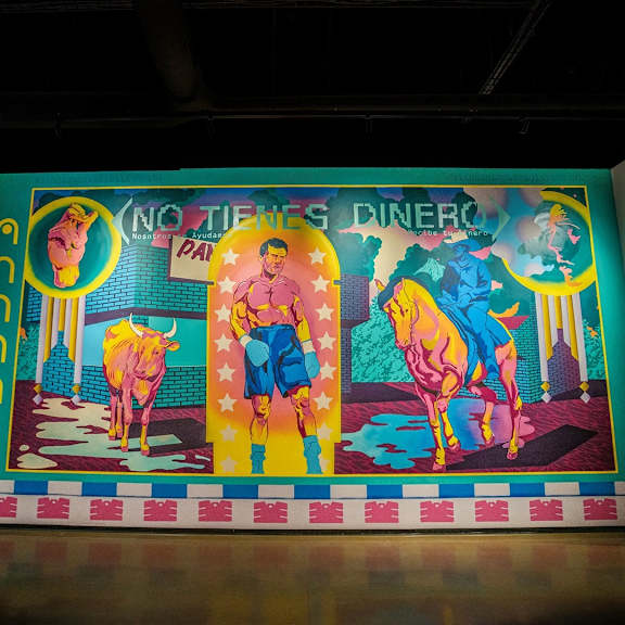 Bright and Colorful Wall Mural