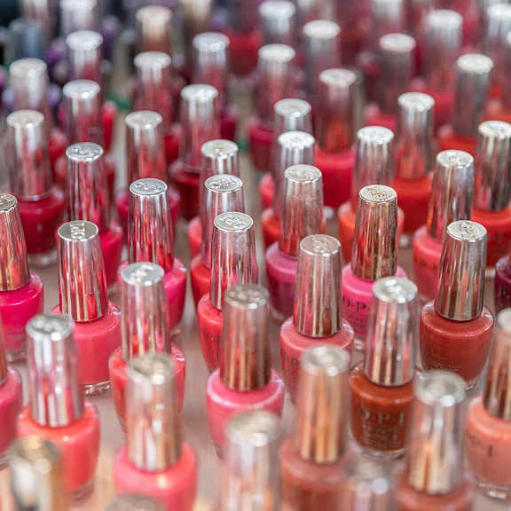 Close Up View of Nail Polish