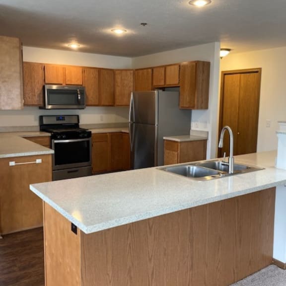 Floor Plans of Meadow Stone Apartments in Hastings, MI