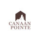 a logo pointe with a mountain in a hexagon
