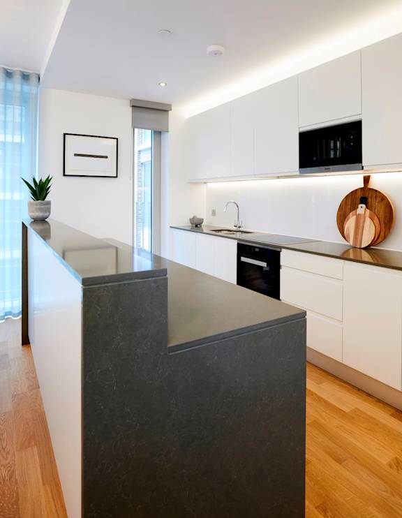 Capital Dock Apartment Kitchen