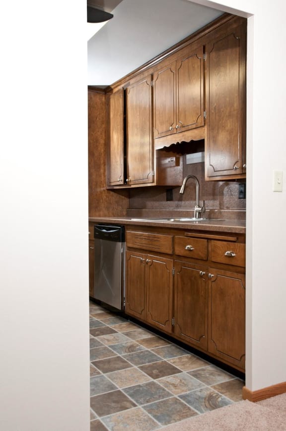 Stainless Steal Appliances in Kitchen of St. Louis Park Apartment