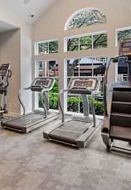 Cardio Machines in Gym at The Grand on Memorial, Houston