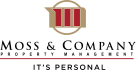 the logo for the moss  company proprietary management program