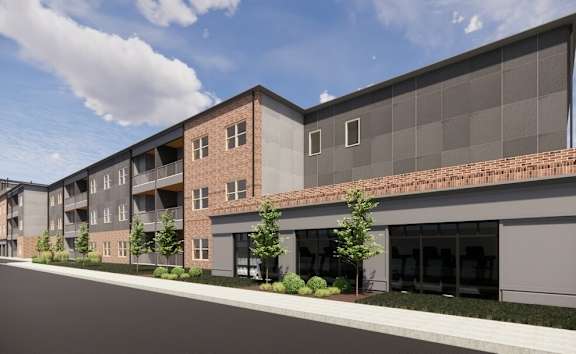 House Exterior View at 515 East (Elkhart) Apartments, Indiana
