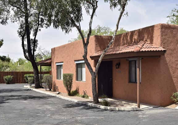 Exterior View of house at San Xavier Casitas, Tucson, AZ