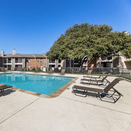 our apartments at the district feature a swimming pool
