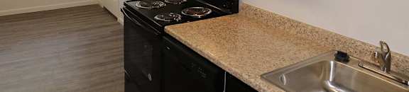Upgraded kitchens with new appliances