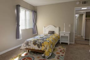 Furnished Guest Bedroom with Single Bed