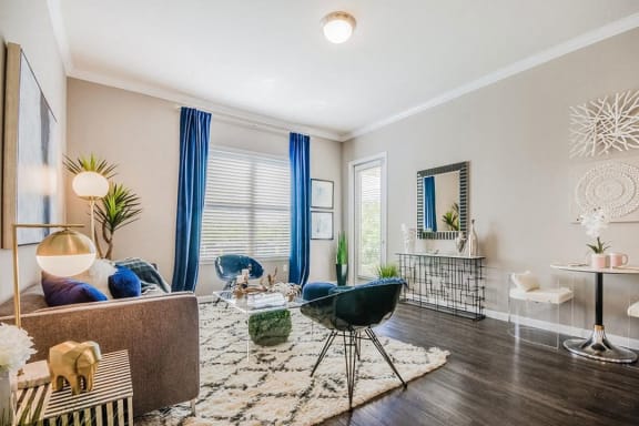 Modern Living Room at Berkshire Preserve, Garland, 75044