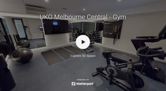 the gym at uko melbourne central gym entrance