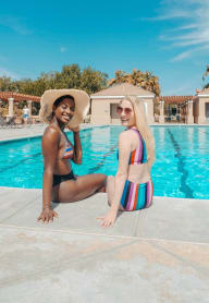 Women at Pool at Kingwood Glen, Kingwood, Texas