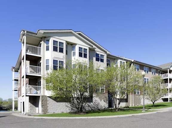 our apartments offer a spacious living room with a fireplace