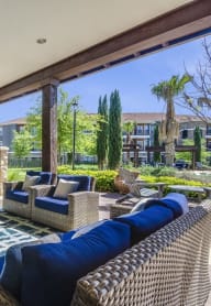Community Lounge with TV at 401 Teravista Apartments in Round Rock, TX