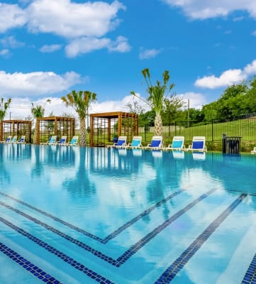 Sparkling Swimming Pool at Villages 3Eighty in Aubrey 75068