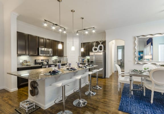 Spacious Kitchen at Villages 3Eighty in Little Elm TX