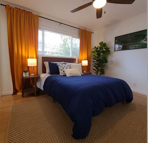 Furnished bedroom