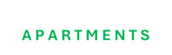 The image displays the words "CARRIAGE HOUSE APARTMENTS" in large, green letters.