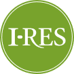 a green tennis ball with the letters iris on it