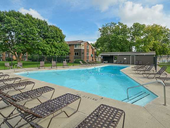 Lounge Chairs at the Pool Sundeck