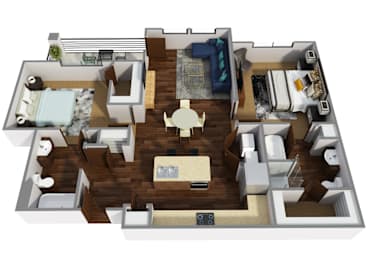Floor Plan  B2-HC