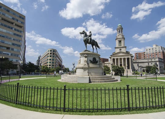 Nearby Thomas Circle at Belvedere, Washington, 20005