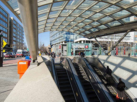 The SW Waterfront metro station at Lex and Leo at Waterfront Station, District of Columbia 20024