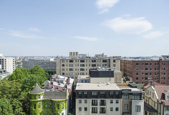 Rooftop view at 2100 Connecticut, Washington, DC